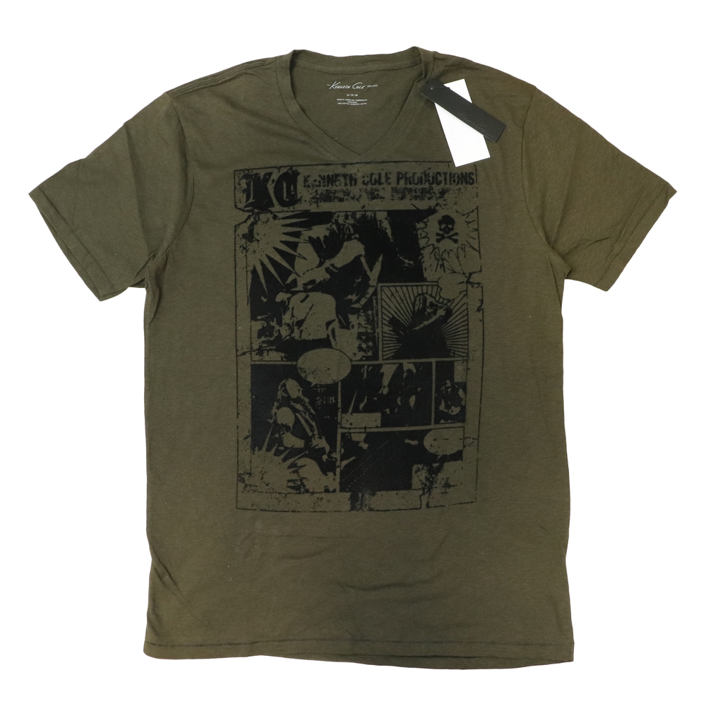 NWT Keneth Cole Green T-Shirt Size M